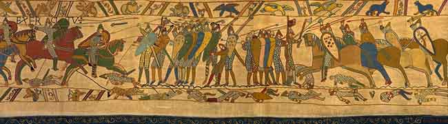 The Battle Of Hastings scene 2 - Bayeux Tapestry